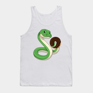 Snake with Donut Tank Top